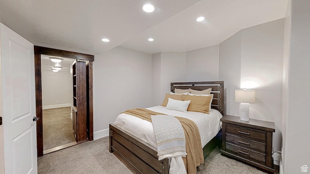 997 W 675 S, Mapleton, UT 84664 - bedroom featuring light colored carpet, recessed lighting, and baseboards