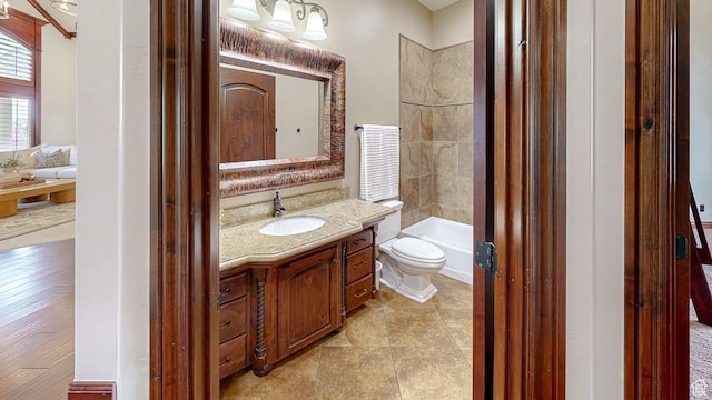 997 W 675 S, Mapleton, UT 84664 - bathroom with toilet, vanity, and  shower combination