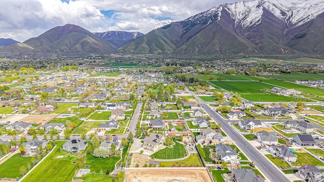 997 W 675 S, Mapleton, UT 84664 - aerial perspective of suburban area with mountains