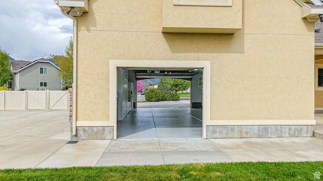 997 W 675 S, Mapleton, UT 84664 - entrance to property with stucco siding and fence