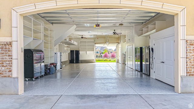 997 W 675 S, Mapleton, UT 84664 - garage with ceiling fan