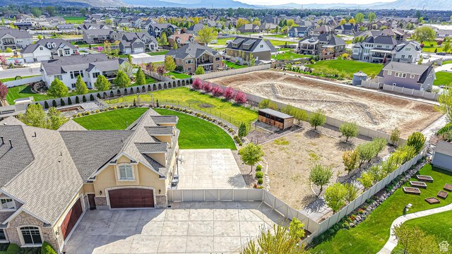 997 W 675 S, Mapleton, UT 84664 - aerial view of residential area featuring a mountainous background