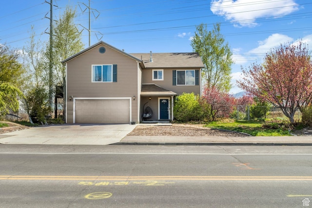 1635 W 700 S, Lehi, UT 84043 - traditional-style home with fence, an attached garage, and driveway