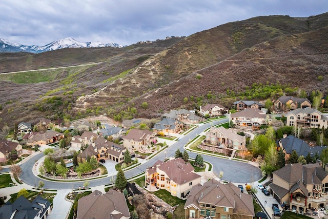 1263 E Wild Maple Ct, Draper, UT 84020 - bird's eye view with a residential view and a mountain view