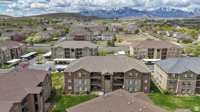 3569 E Rock Creek Rd Unit G2, Eagle Mountain, UT 84005 - bird's eye view with a residential view and a mountain view