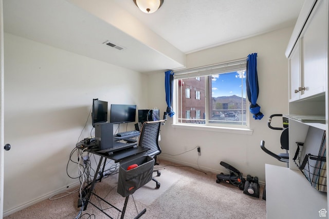 3569 E Rock Creek Rd Unit G2, Eagle Mountain, UT 84005 - carpeted home office with baseboards and visible vents