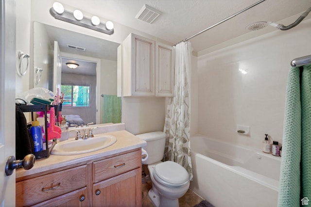 3569 E Rock Creek Rd Unit G2, Eagle Mountain, UT 84005 - full bath featuring visible vents, shower / bath combo, toilet, and vanity