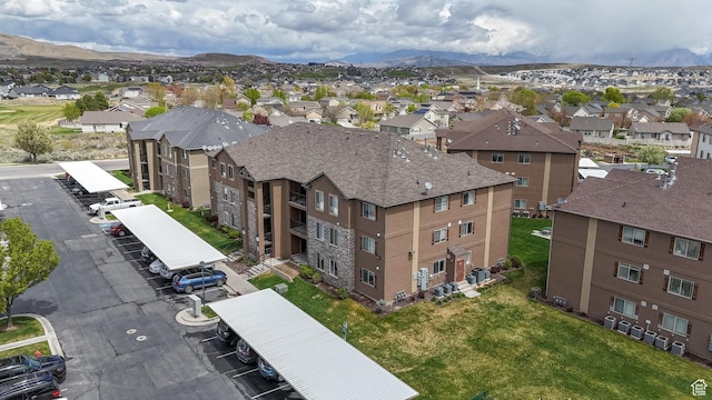 3569 E Rock Creek Rd Unit G2, Eagle Mountain, UT 84005 - bird's eye view with a mountain view and a residential view