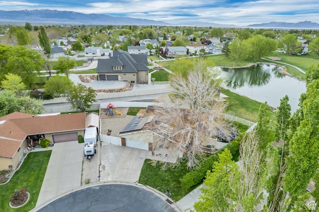 239 Country Club Dr, Stansbury Park, UT 84074 - aerial view of residential area featuring a water and mountain view