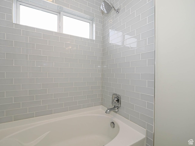 bathroom with shower / bath combination