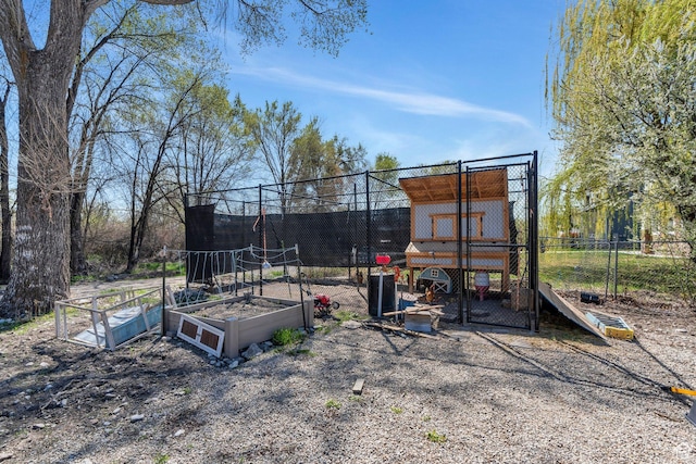 654 N 200 E, American Fork, UT 84003 - view of yard with exterior structure, fence, and an outdoor structure