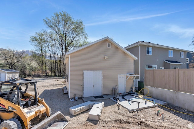 654 N 200 E, American Fork, UT 84003 - back of property with fence and an outdoor structure