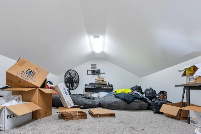654 N 200 E, American Fork, UT 84003 - carpeted bedroom with vaulted ceiling
