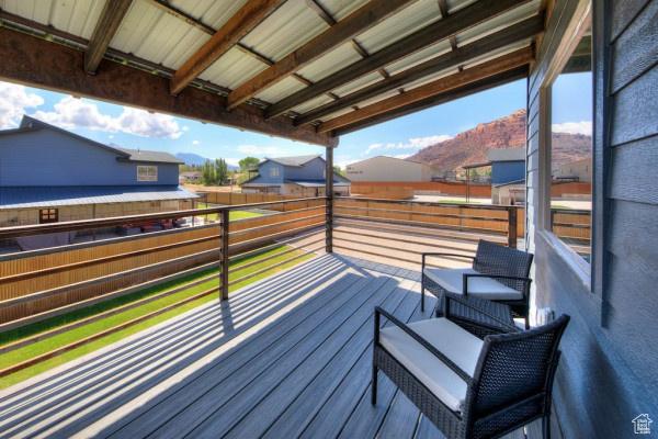 17 Tangren Cir, Moab, UT 84532 - view of wooden terrace