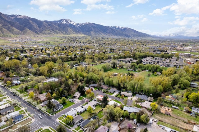 163 E 350 S, Logan, UT 84321 - birds eye view of property with a mountain view and a residential view