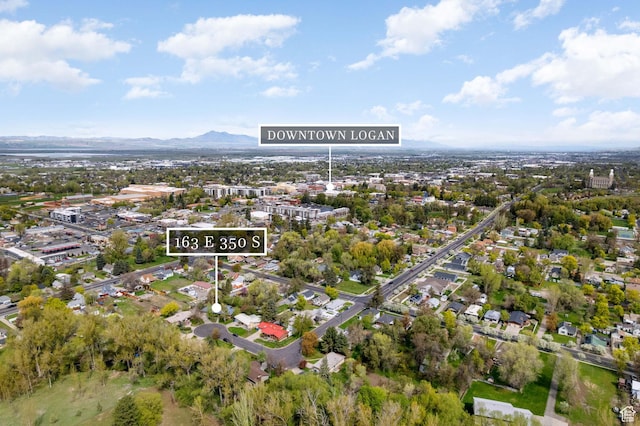 163 E 350 S, Logan, UT 84321 - birds eye view of property featuring a mountain view