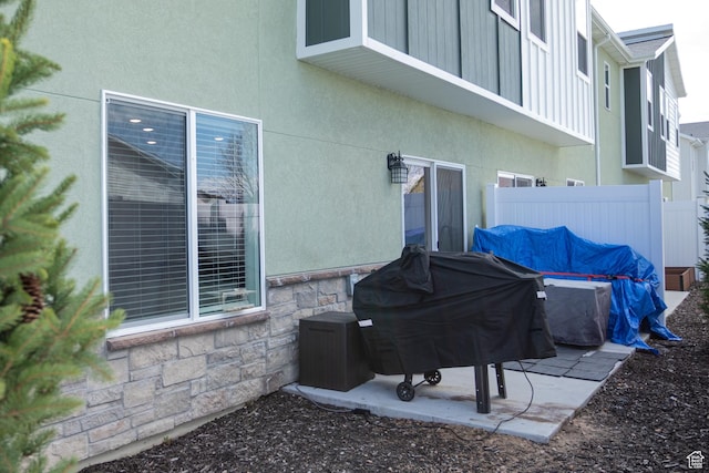 1809 S 1280 W, Logan, UT 84321 - view of patio / terrace featuring area for grilling and fence