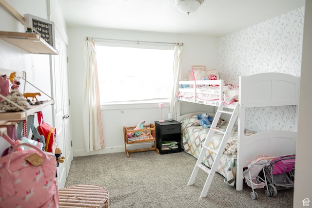 1809 S 1280 W, Logan, UT 84321 - bedroom featuring carpet and wallpapered walls