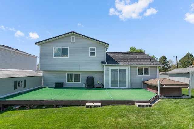 627 S 825 E, Layton, UT 84041 - rear view of house featuring a yard