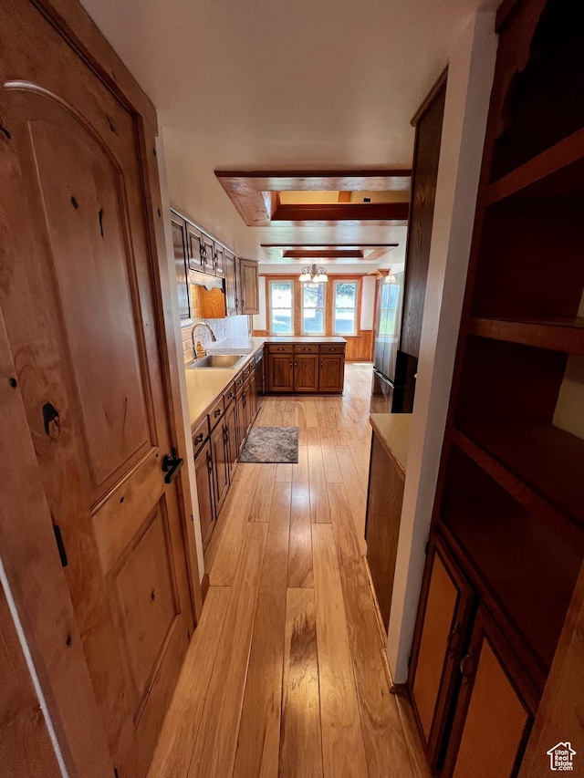 1752 Cedar View Rd, Soda Springs, ID 83276 - bathroom featuring hardwood / wood-style floors and a sink