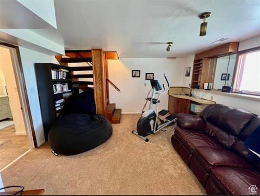 1752 Cedar View Rd, Soda Springs, ID 83276 - living area with carpet flooring