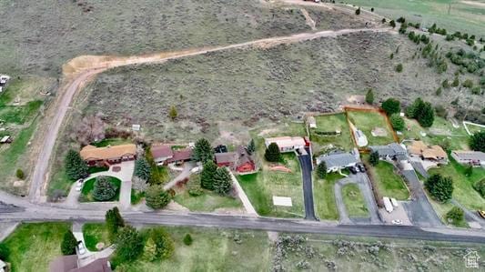 1752 Cedar View Rd, Soda Springs, ID 83276 - aerial view of property and surrounding area with rural landscape