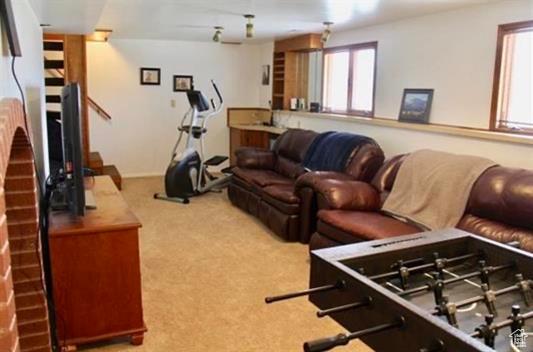 1752 Cedar View Rd, Soda Springs, ID 83276 - living room with carpet floors