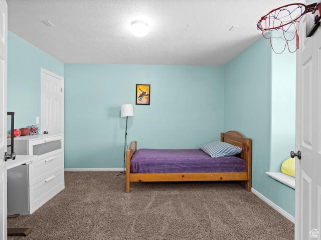1415 S Bridgeview Dr W, Layton, UT 84041 - carpeted bedroom featuring baseboards and a textured ceiling