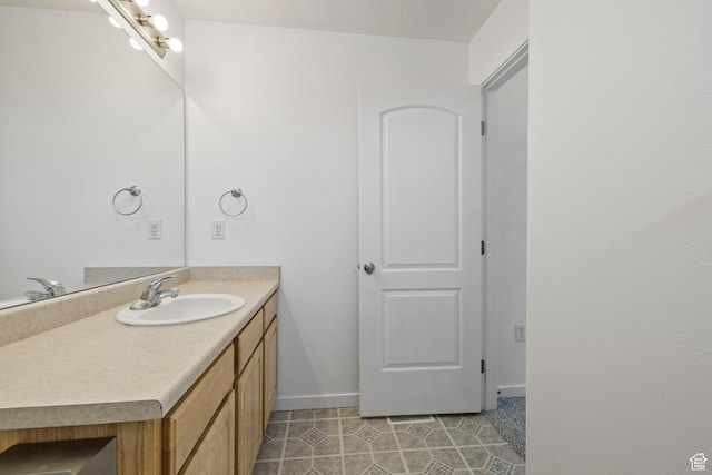 14499 S Siltstone Rd W, Herriman, UT 84096 - bathroom featuring vanity and tile patterned floors