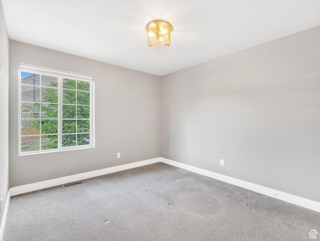 2813 W Hidden Moose Ln, Lehi, UT 84043 - carpeted spare room featuring baseboards and visible vents