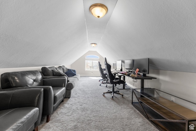 454 N 3550 W, Layton, UT 84041 - home office featuring lofted ceiling and carpet floors