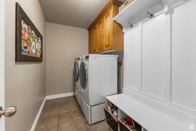 454 N 3550 W, Layton, UT 84041 - laundry room with independent washer and dryer, cabinet space, and tile patterned floors