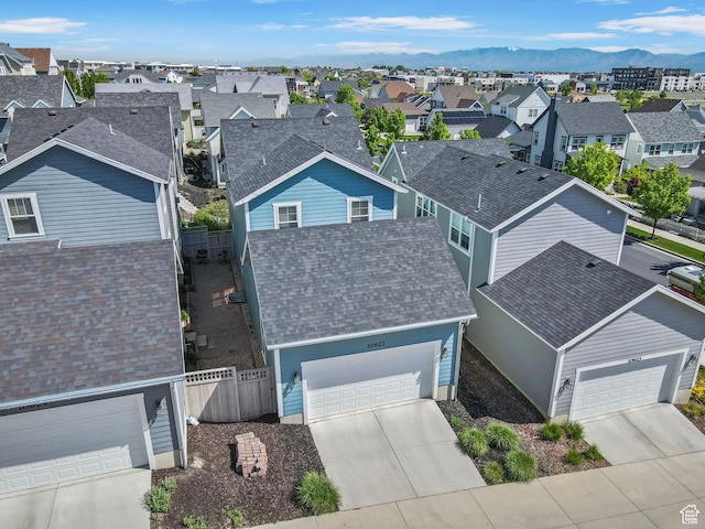 10627 S Lake Terrace Ave S, South Jordan, UT 84009 - aerial perspective of suburban area with a mountainous background