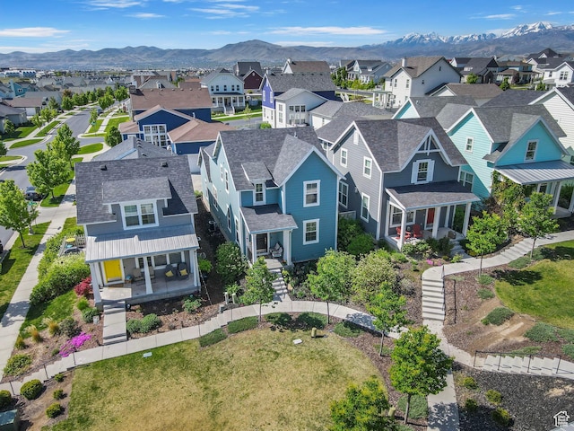 10627 S Lake Terrace Ave S, South Jordan, UT 84009 - aerial perspective of suburban area with mountains