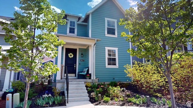 view of traditional-style home