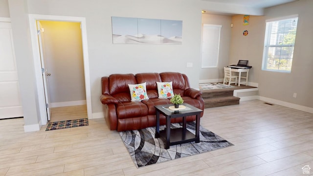 10627 S Lake Terrace Ave S, South Jordan, UT 84009 - living room with wood finished floors and baseboards