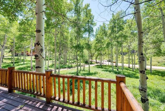 4417 Buck Way Unit 2029, Heber City, UT 84032 - wooden deck featuring view of scattered trees