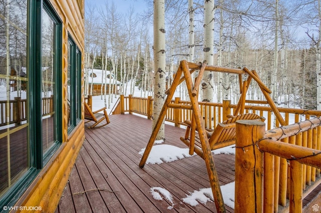4417 Buck Way Unit 2029, Heber City, UT 84032 - view of snow covered deck