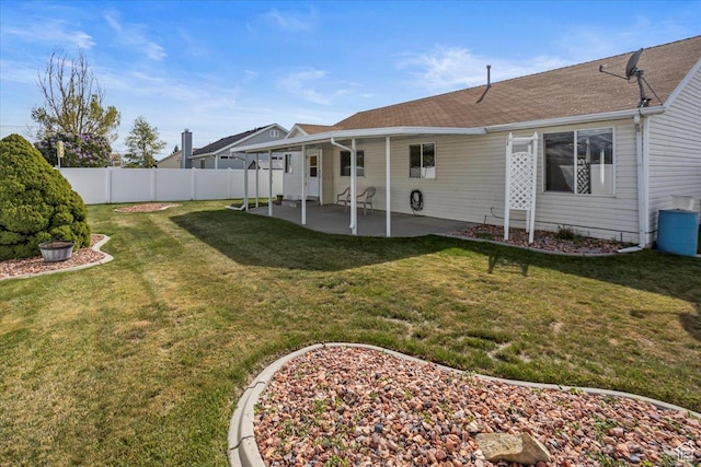 5448 S 4025 W, Roy, UT 84067 - view of yard with fence and a patio