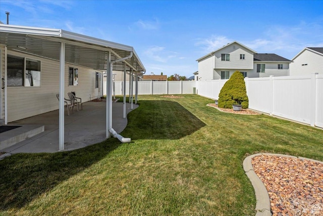 5448 S 4025 W, Roy, UT 84067 - view of yard with a patio and a fenced backyard