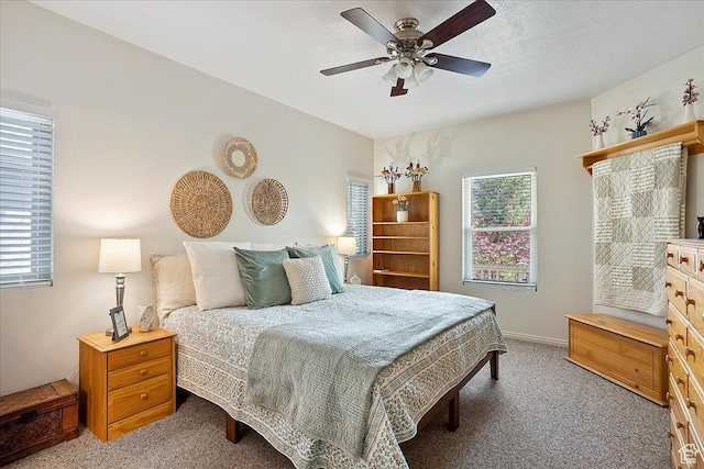 3072 S 1065 W, Syracuse, UT 84075 - carpeted bedroom with multiple windows and a ceiling fan