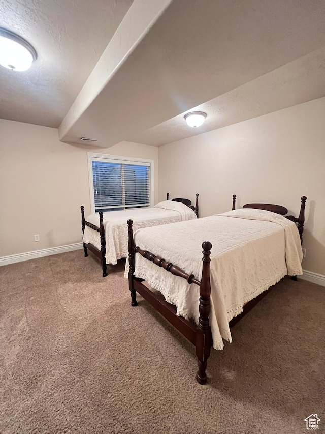 1003 E 200 S, American Fork, UT 84003 - carpeted bedroom featuring baseboards and a textured ceiling