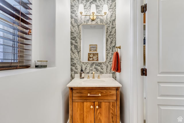 3381 W Slate View Dr, South Jordan, UT 84095 - bathroom featuring vanity