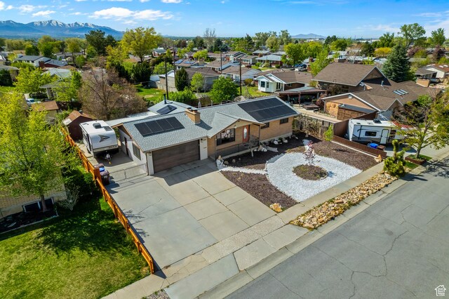 6888 S 455 E, Midvale, UT 84047 - aerial view with a mountain view and a residential view