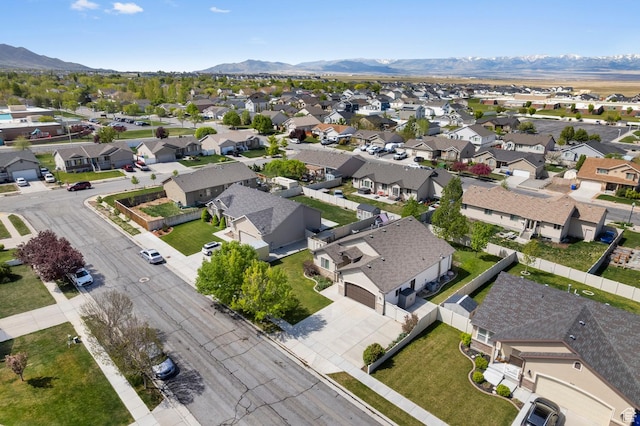 2135 N 130 W, Tooele, UT 84074 - drone / aerial view featuring a mountain view and a residential view