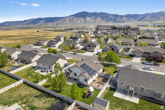 2135 N 130 W, Tooele, UT 84074 - birds eye view of property with a residential view and a mountain view