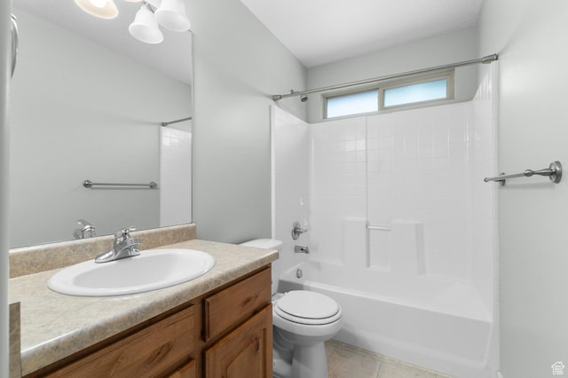 2135 N 130 W, Tooele, UT 84074 - full bathroom with toilet, shower / bathing tub combination, and vanity
