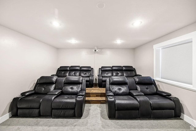 590 S 1030 E, Smithfield, UT 84335 - home theater room featuring carpet floors, recessed lighting, and baseboards