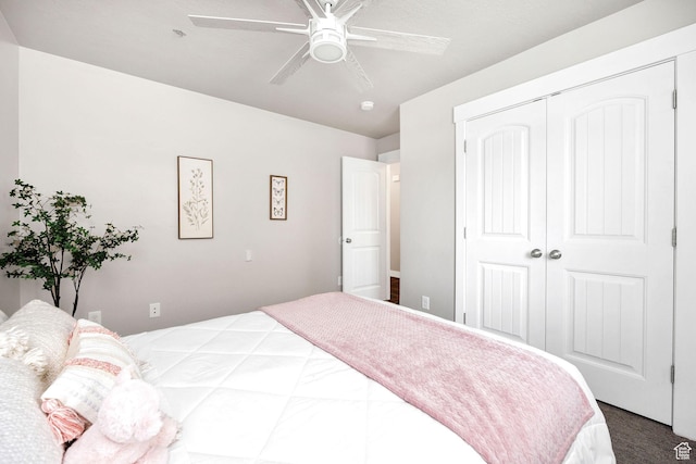 590 S 1030 E, Smithfield, UT 84335 - bedroom featuring ceiling fan and a closet