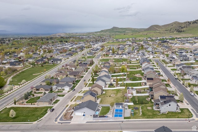 590 S 1030 E, Smithfield, UT 84335 - drone / aerial view featuring a mountain view and a residential view